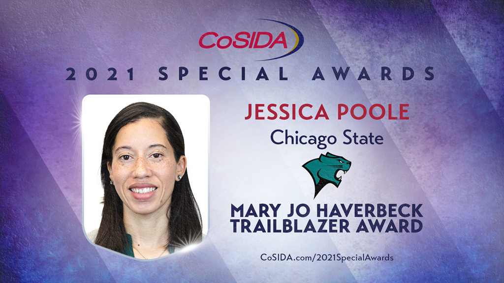 2021 Special Awards Salute: Jessica Poole (Chicago State), Mary Jo Haverbeck Trailblazer Award